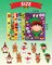 42 Sheets Christmas Party Favors Stickers, Christmas Crafts Make Your Own Sticker, Christmas Gifts for Classroom Student Stocking Stuffers Goodie Bag Christmas Activities Game Holiday Sticker for Kids